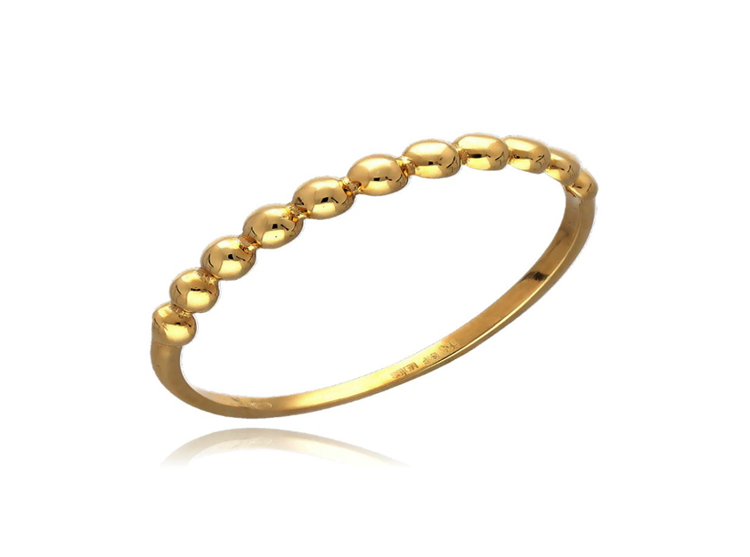 Žluté zlato prsten KULIČKOVÝ